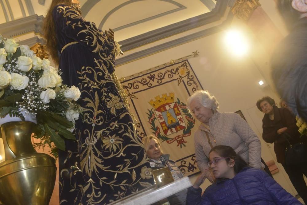 Besapié del Cristo de Medinaceli en Cartagena