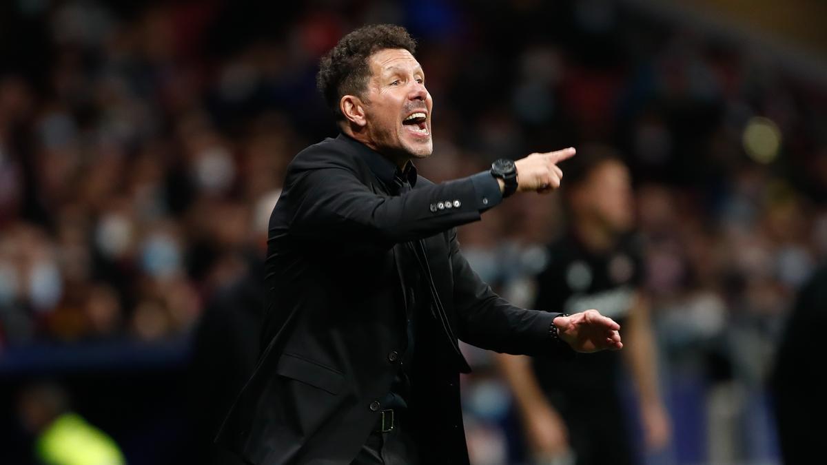 Diego Pablo Simeone, técnico del Atlético de Madrid