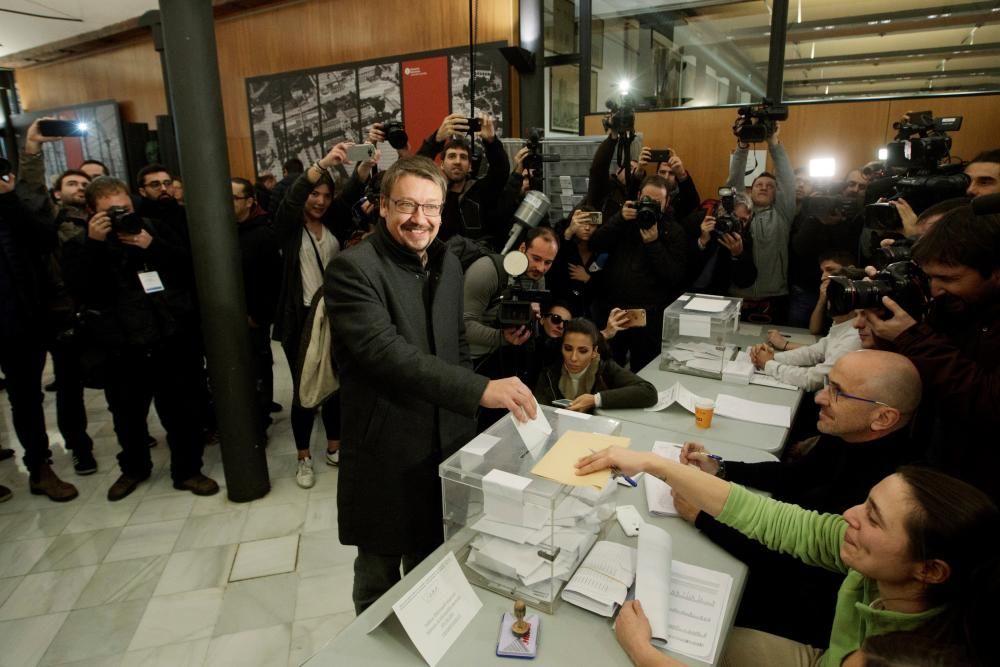 Jornada electoral 21D Catalunya en Comú Podem