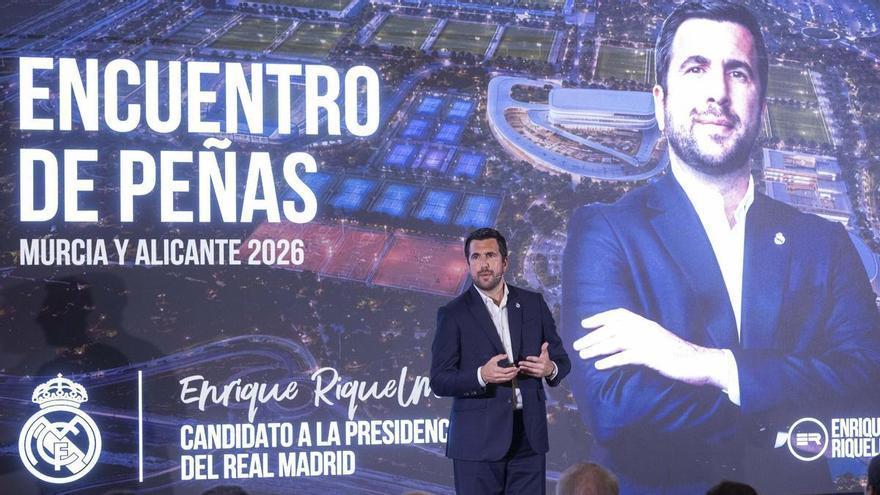 Enrique Riquelme pasa por Murcia en su carrera a las presidencia del Real Madrid