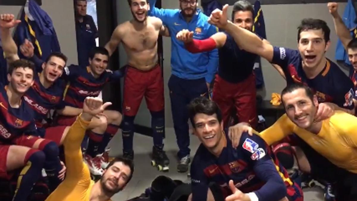 El Barça Lassa celebró a lo grande la clasificación europea