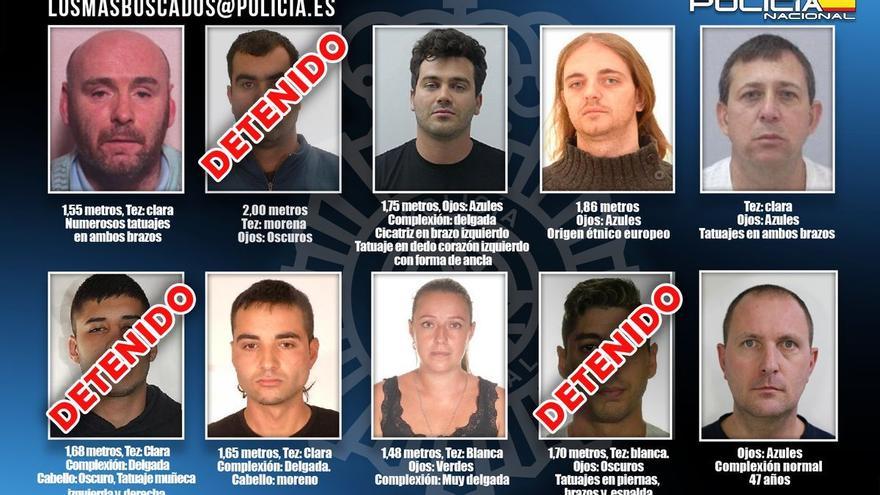 Detenido en Alicante un fugitivo de la lista de los más buscados por la Policía
