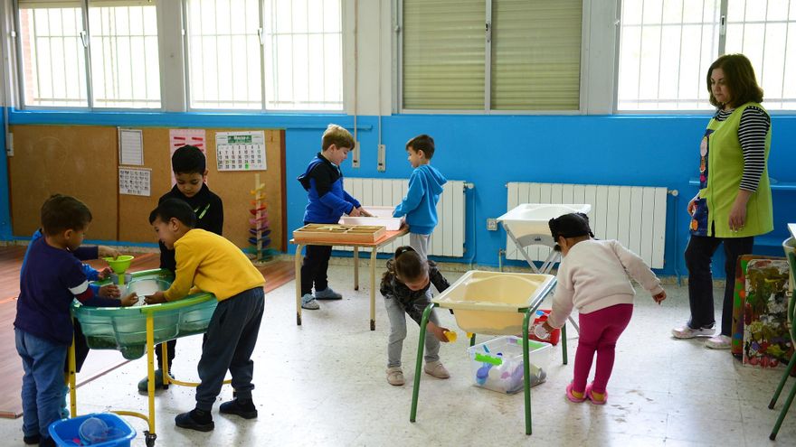 Infantil en el CEIP San Miguel, el Montessori de Plasencia