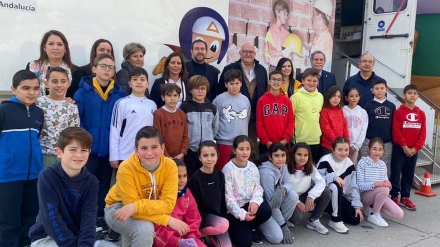 Campaña 'Aprende a crecer con seguridad' en La Rambla.