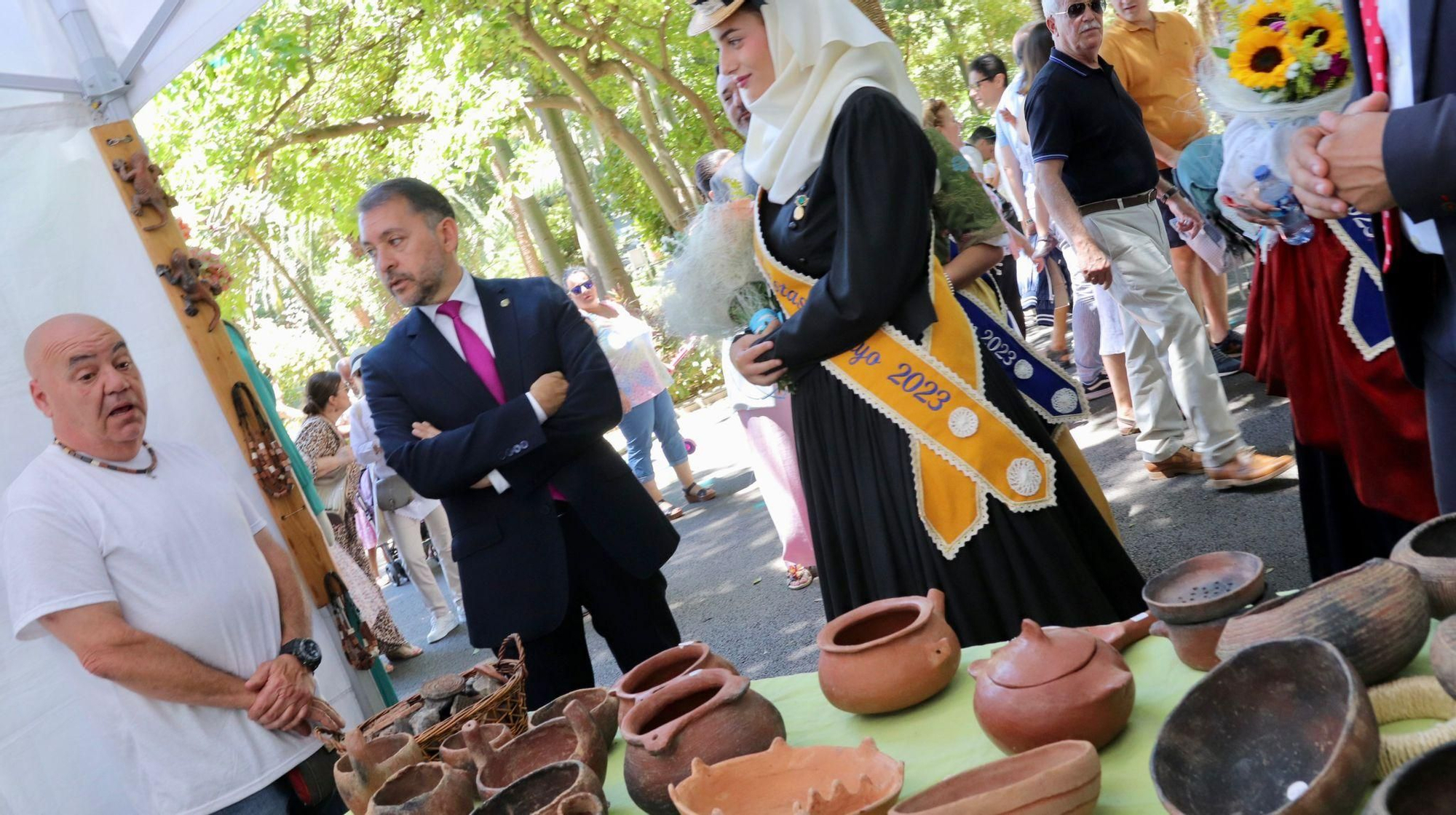 Inauguración de la exposición de flores y plantas del Parque García Sanabria