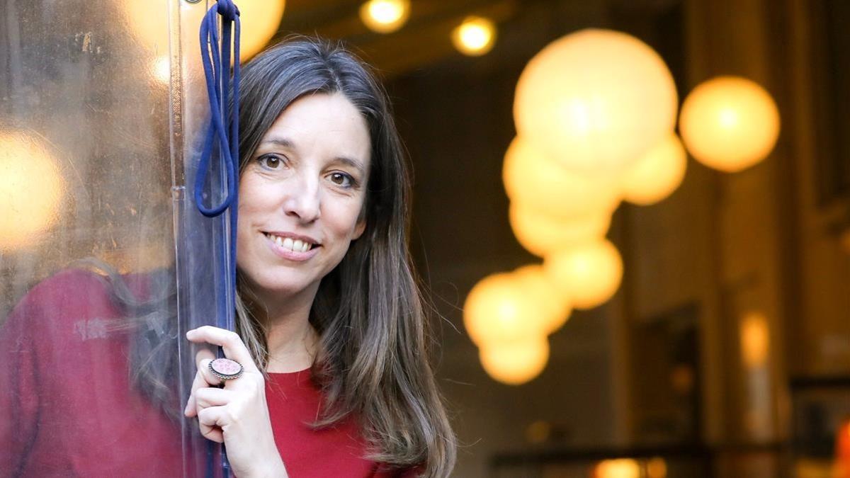 La escritora Llucia Ramis, ganadora del Premi Llibres Anagrama