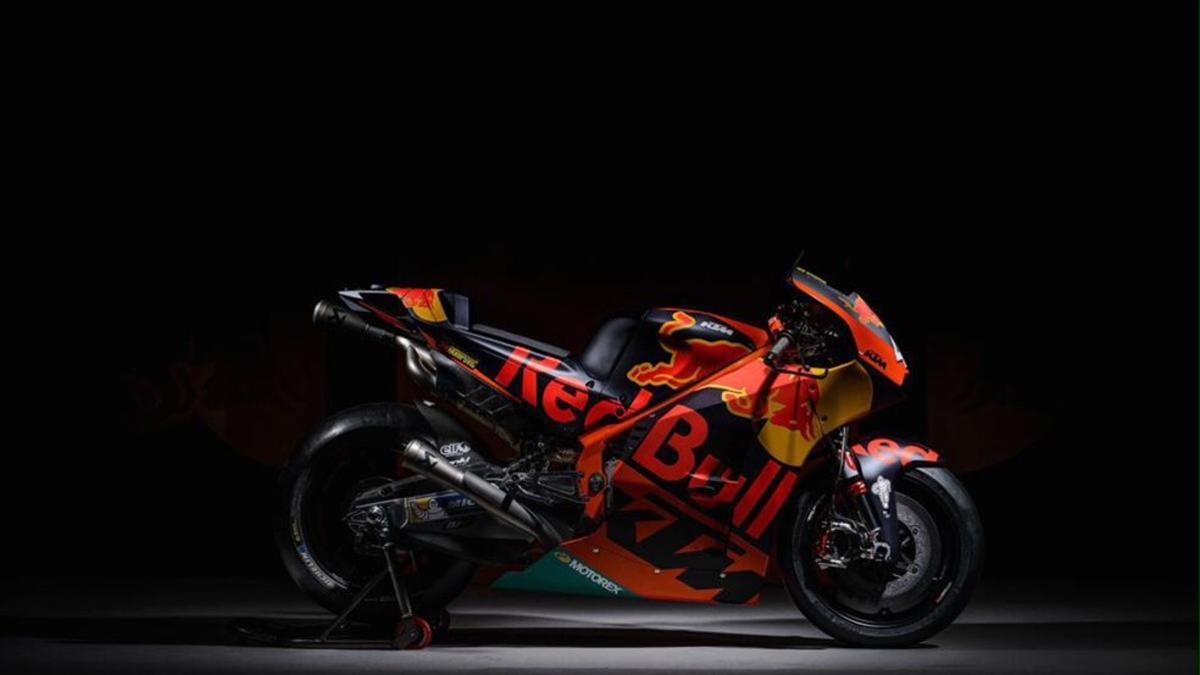 La nueva MotoGP de KTM patrocinada por Red Bull