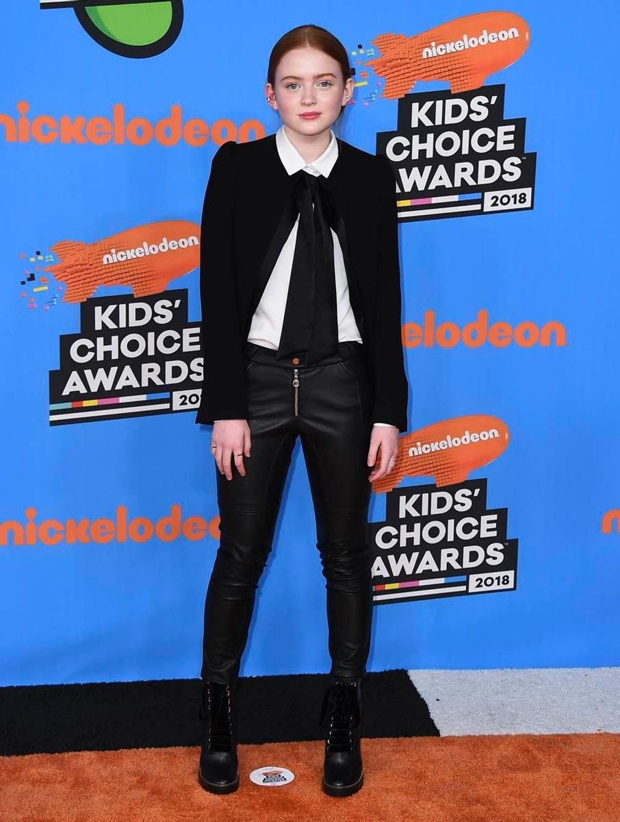 Sadie Sink, en los Kids' Choice Awards
