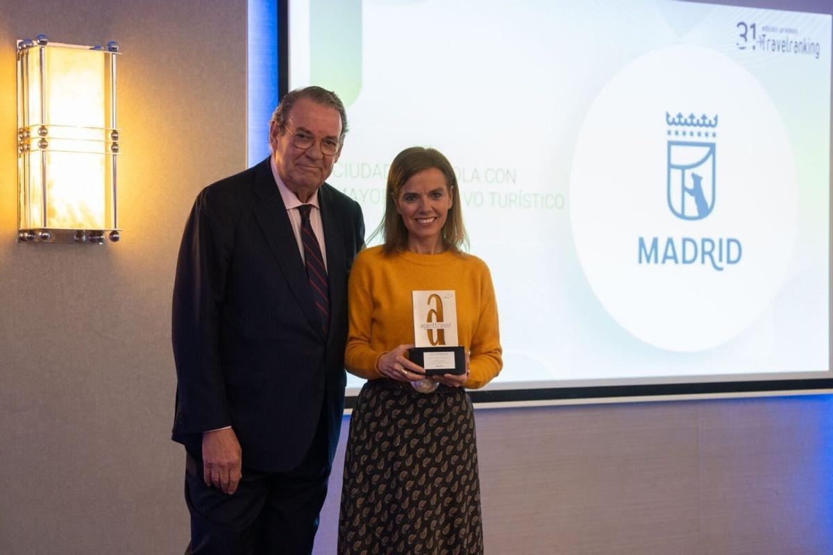 Madrid, reconocida en los XXXI Premios Travelranking.