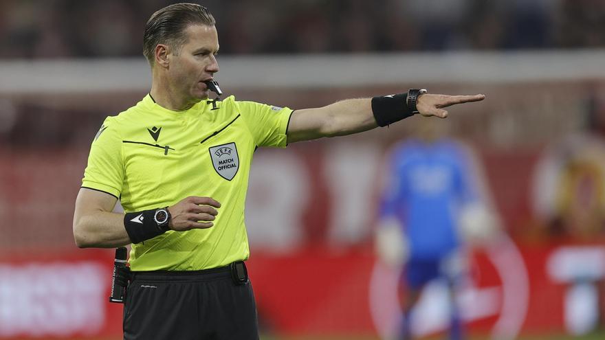 Danny Makkelie será el árbitro del Sparta de Praga - Atlético de Madrid.