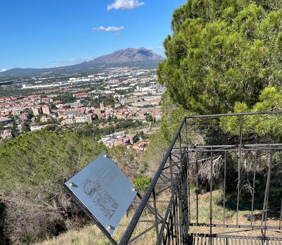 La Torre Griminella de Martorell es converteix en un dels miradors dels ‘Set Balcons de Montserrat’