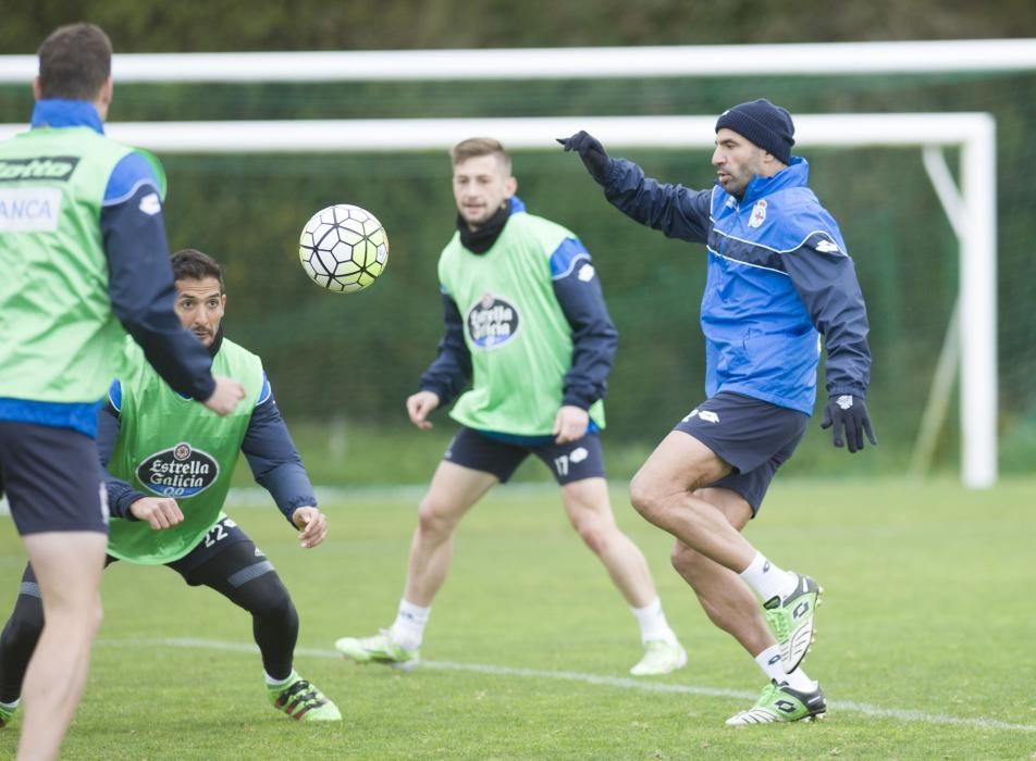 Última sesión del Deportivo antes de medirse al La