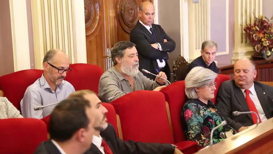 Disputa en el pleno del Ayuntamiento de Badajoz