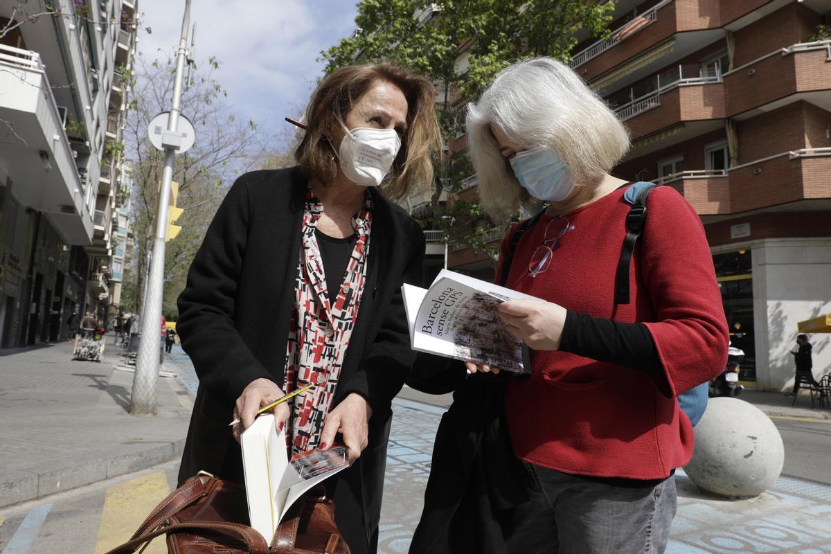 Maria Rubert y Rosa Ribas reunidas para la foto de EL PERIÓDICO