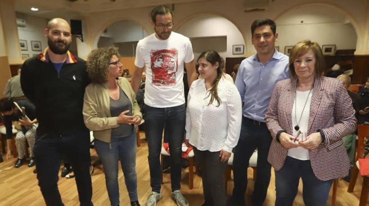 Un momento del acto del cierre de campaña de EU.