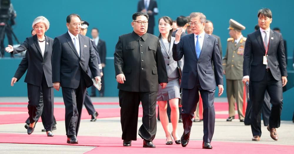 Encuentro entre Kim Jong-un y Moon Jae-in