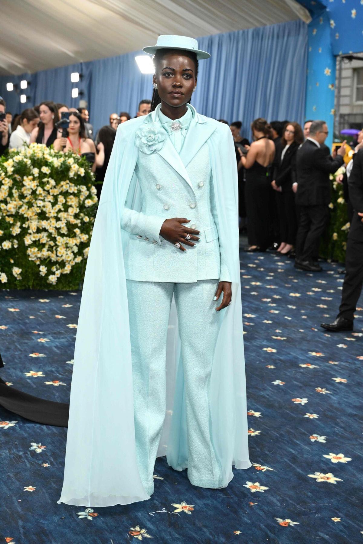 Kenyan-Mexican actress Lupita Nyong'o arrives for the 2025 Met Gala at the Metropolitan Museum of Art on May 5, 2025, in New York. The Gala raises money for the Metropolitan Museum of Art's Costume Institute. The 2025 Met Gala is themed "Tailored for You," aligning with the Costume Institute’s exhibition, "Superfine: Tailoring Black Style," set to open to the public on May 10. (Photo by ANGELA WEISS / AFP)