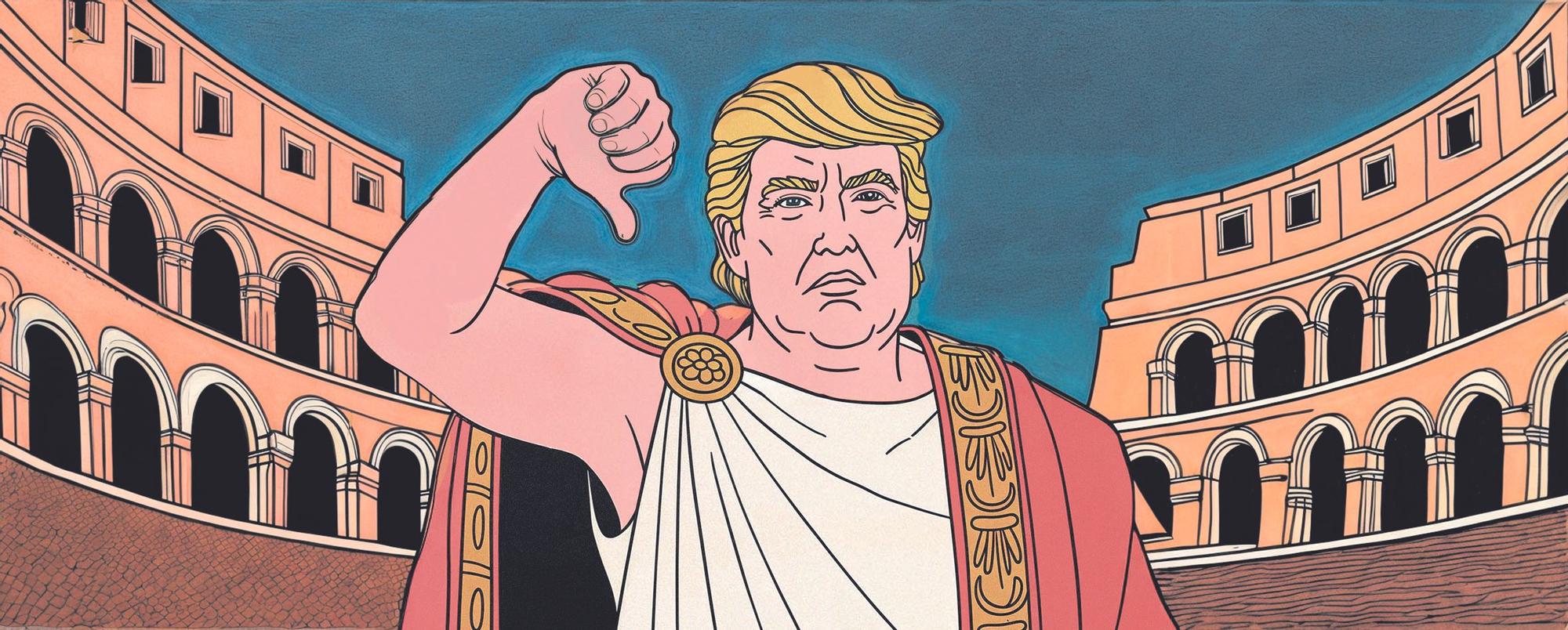 Ilustración: Donald Trump