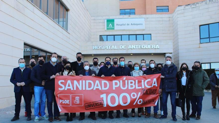 Alcaldes socialistas de Antequera crean una plataforma en defensa de la sanidad pública