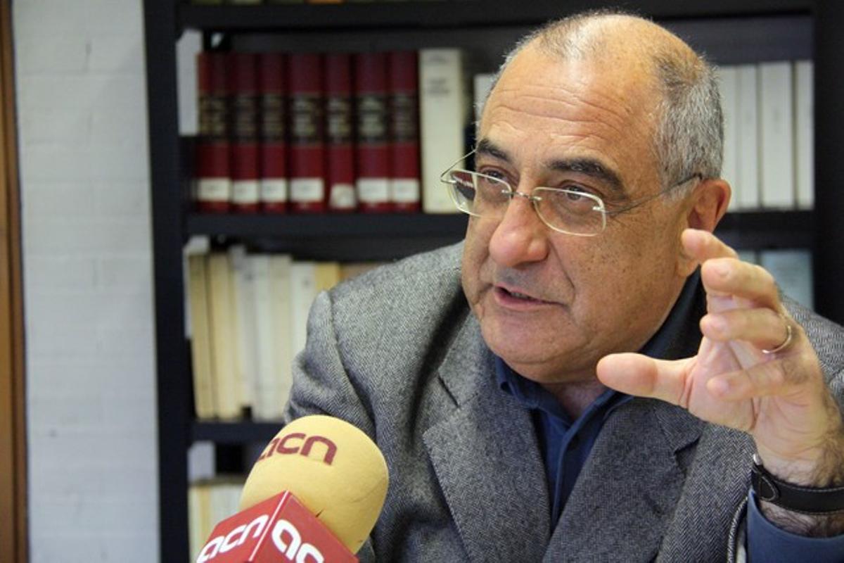 L’exconseller socialista Joaquim Nadal, durant una entrevista. L’exconseller socialista Joaquim Nadal, durant una entrevista.