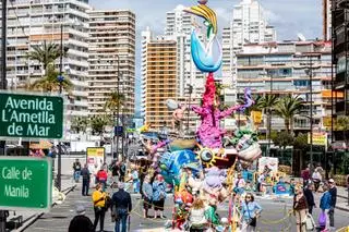 Benidorm en fallas: cortes y desvíos de tráfico hasta el 20 de marzo