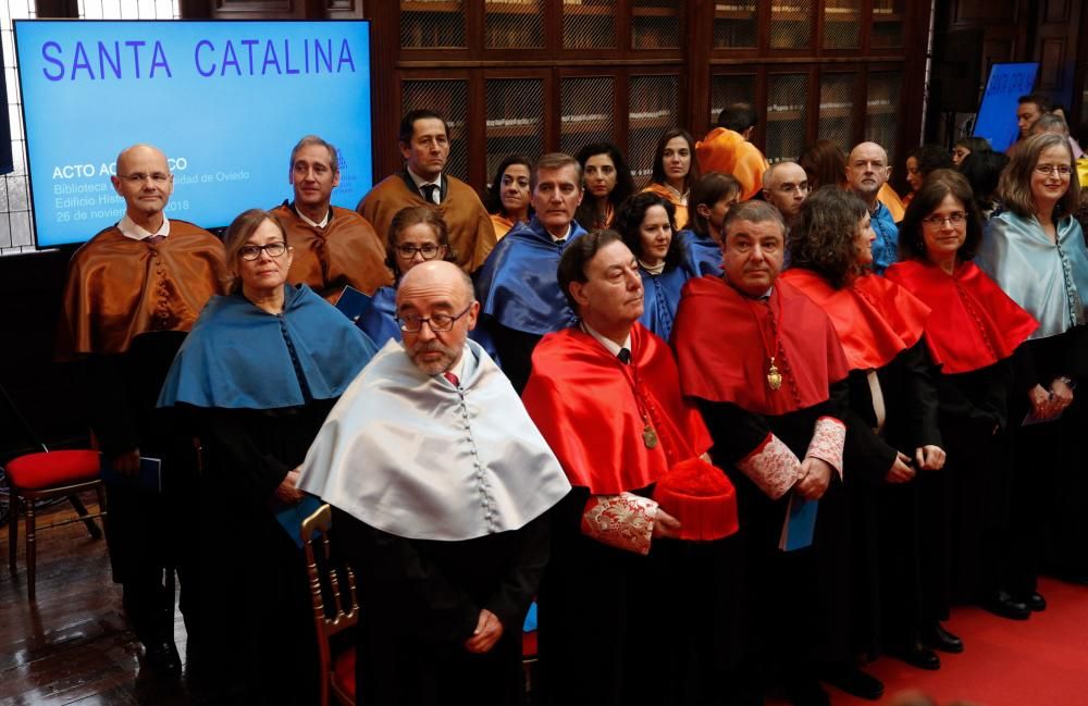 Acto académico de Santa Catalina en la Universidad de Oviedo.