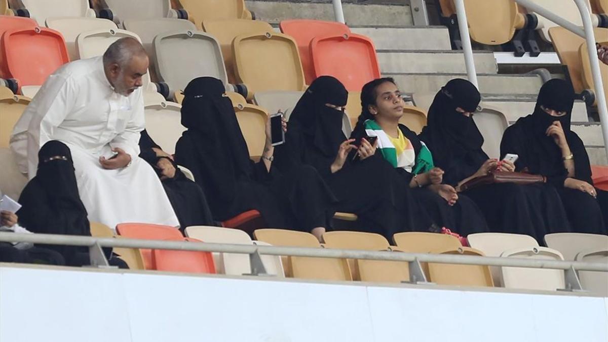 Las mujeres saudies pudieron disfrutar de su primer partido de fútbol en directo