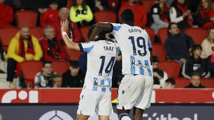 Resumen, goles y highlights del Mallorca 1 - 2 Real Sociedad de la jornada 25 de LaLiga EA Sports