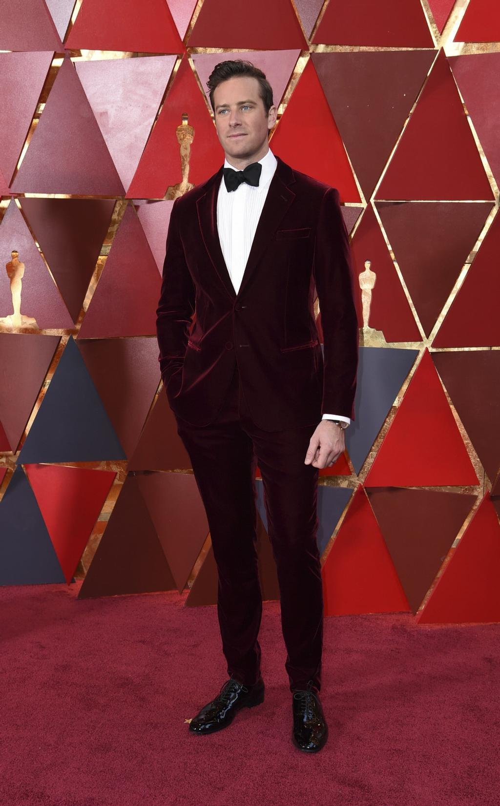 Armie Hammer en los Oscar 2018