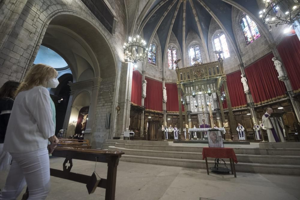 Missa pel  bisbe Pere Casaldàliga a la Catedral  de Solsona amb el  bisbe de Solsona , Xavier Novell