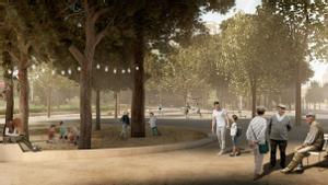 Barcelona reformarà un ‘aterridor’ parc del Poble-sec per convertir-lo en una gran zona verda