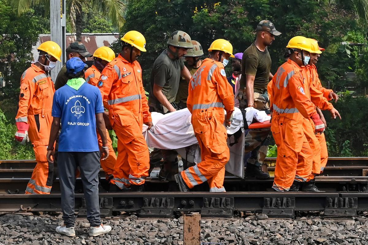 Accidente mortal de tren en la India