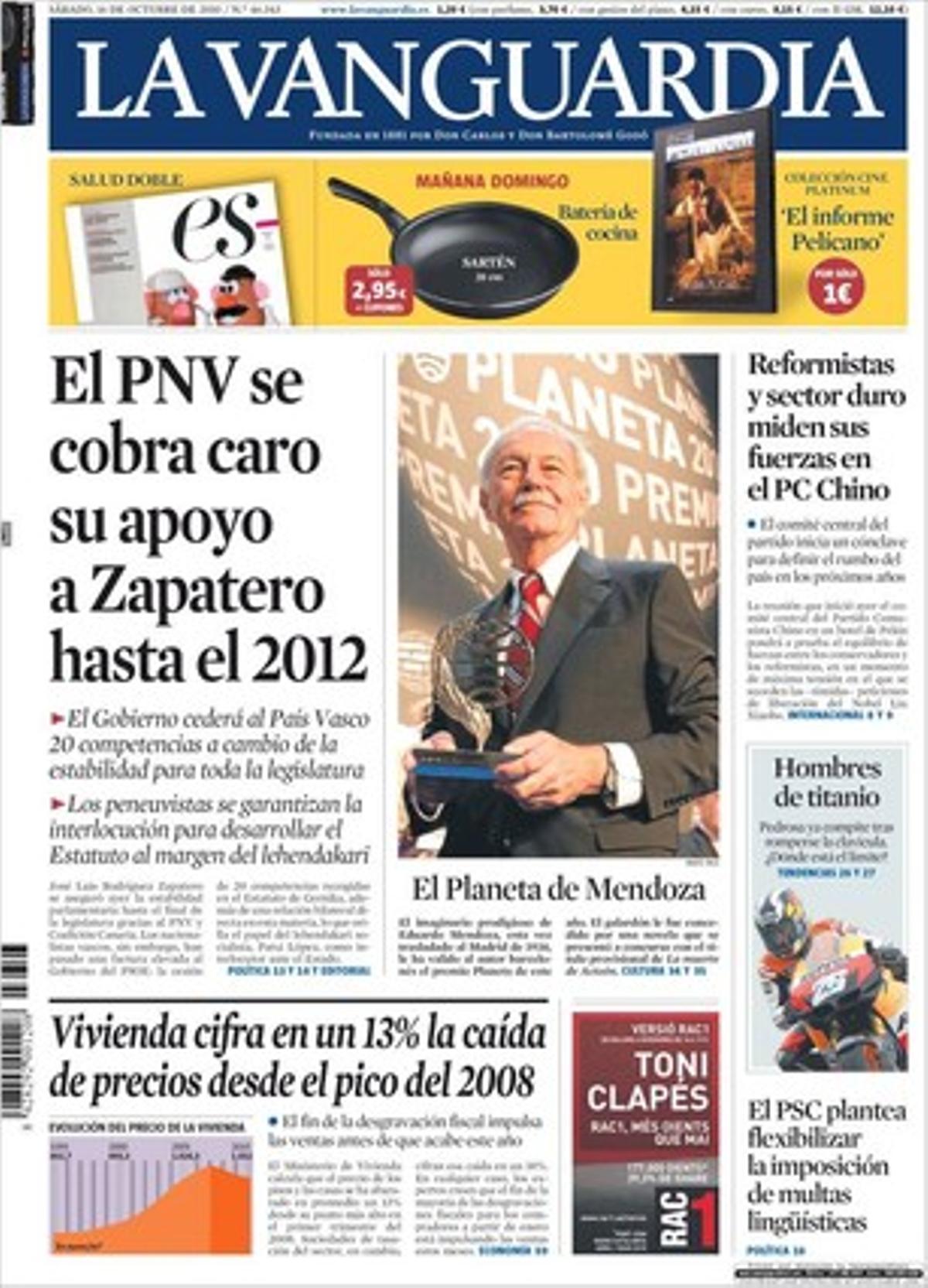 ’La Vanguardia’, 16/10/2010.