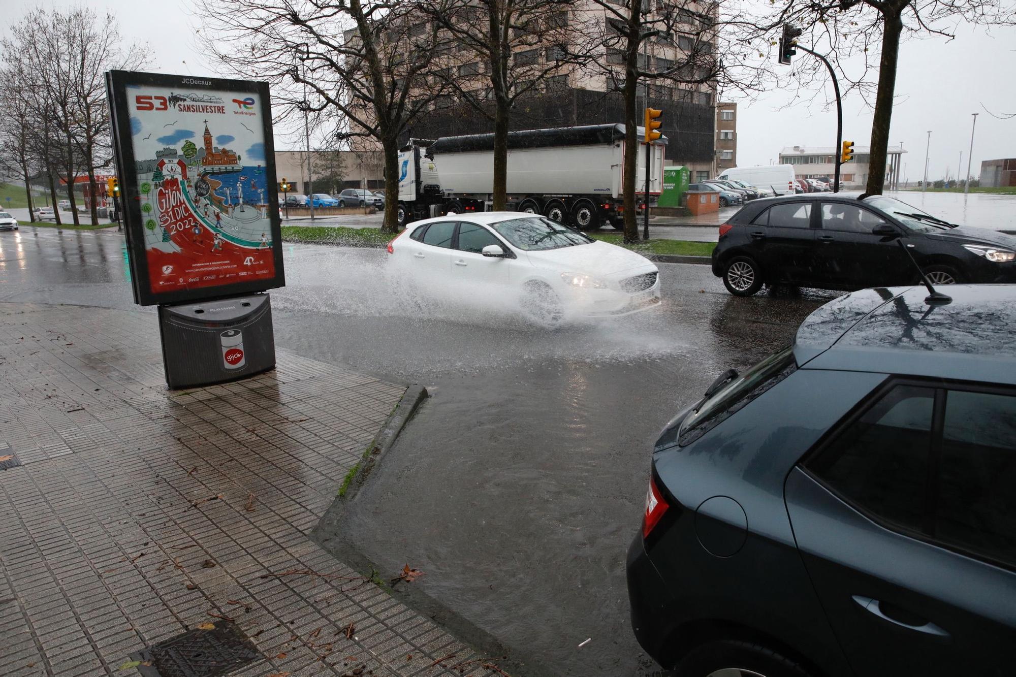 Temporal en Gijón