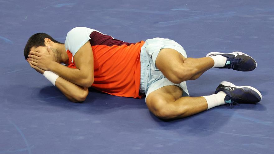 Las zapatillas de Alcaraz en el US Open se subastan y vuelan a Nueva York