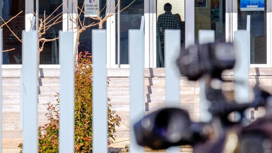 Imagen del instituto de Villena tras el suceso