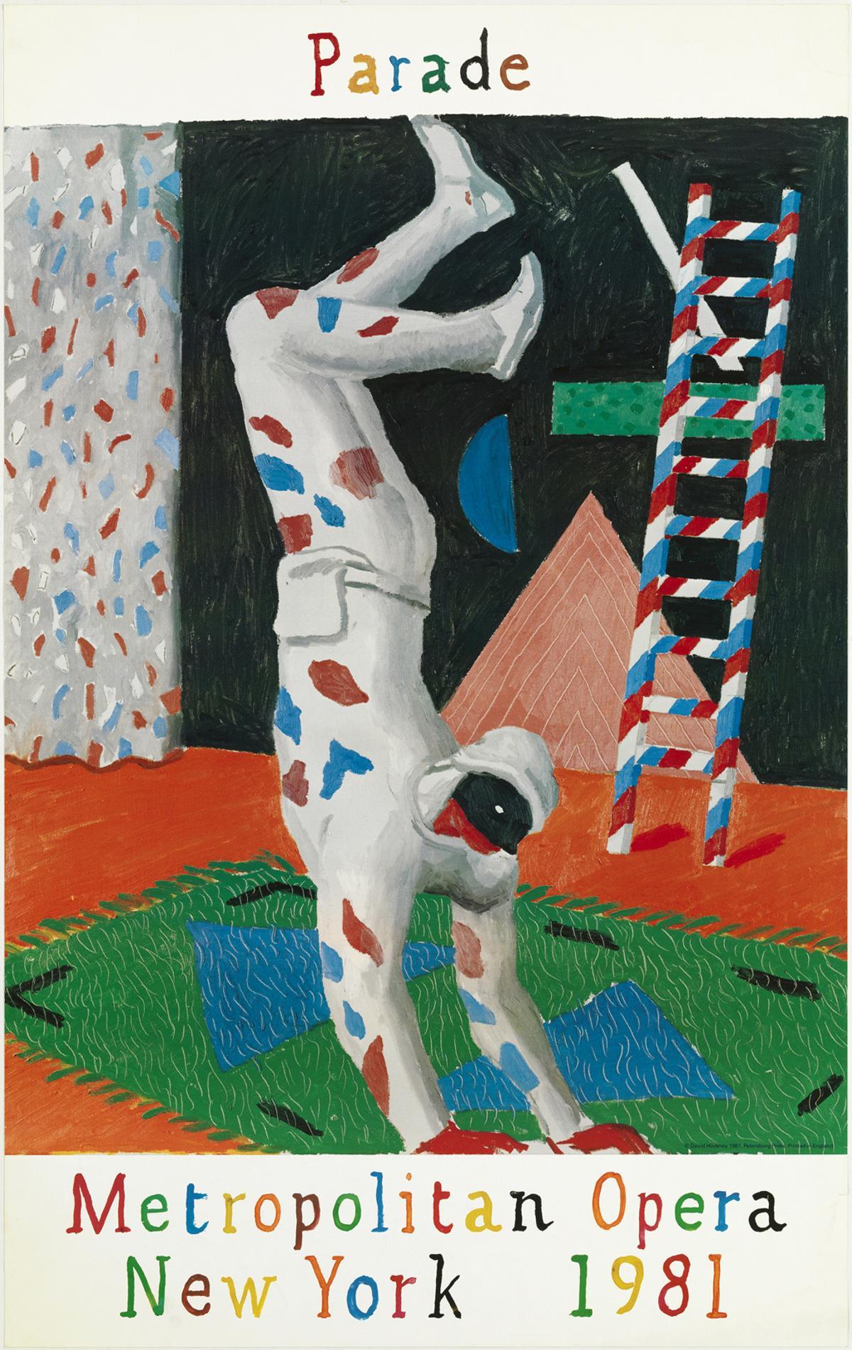 Cartel creado por David Hockney Cartel creado por David Hockney