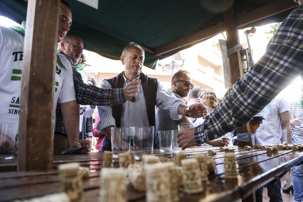 Preba de la sidra en Gascona