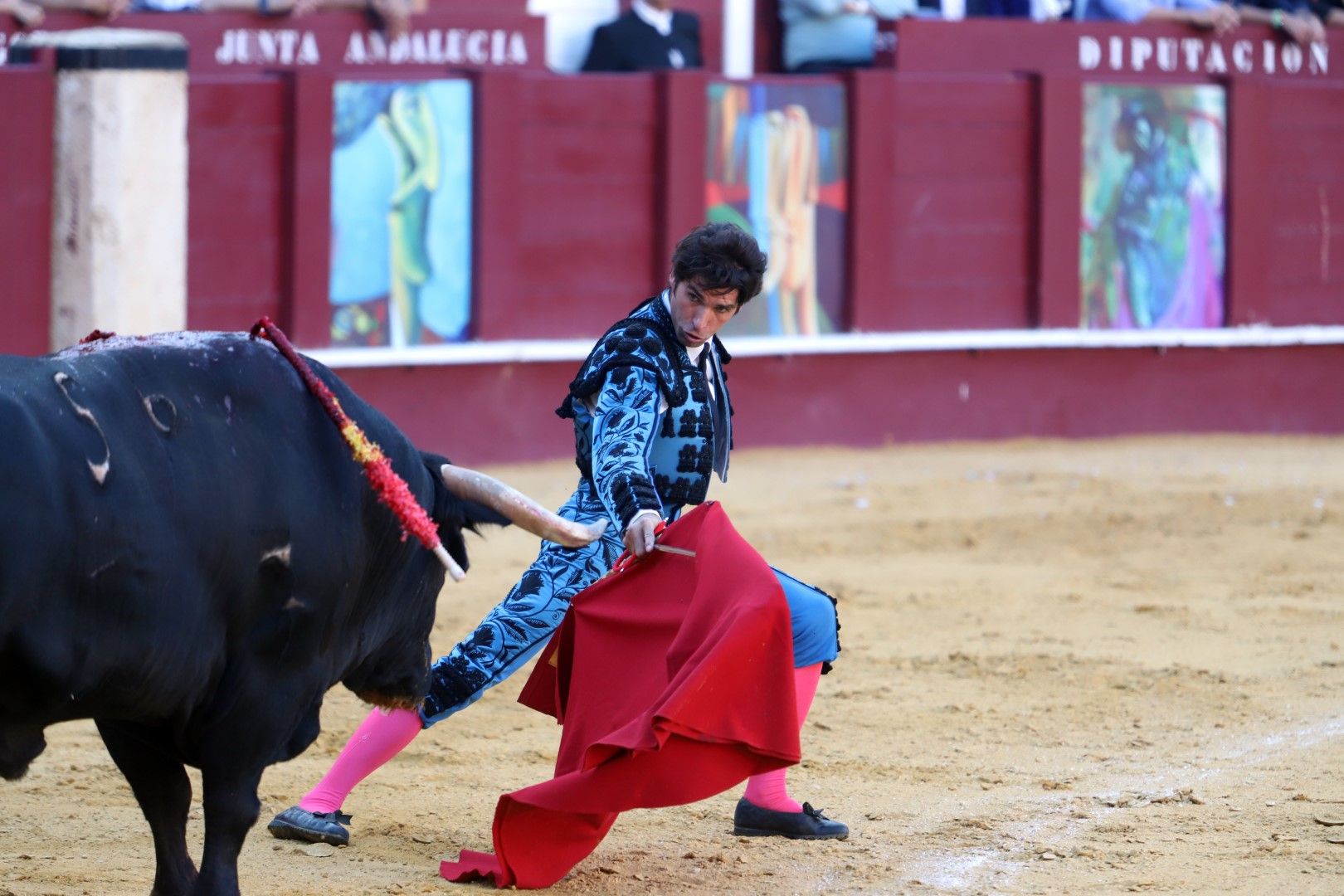 Roca Rey desata la locura en la "Picassiana" de Málaga