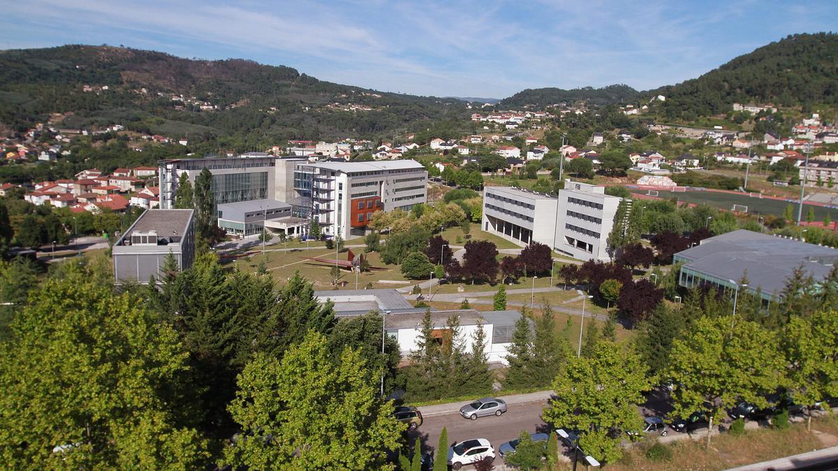 Vista de la zona de expansión del campus de Ourense.