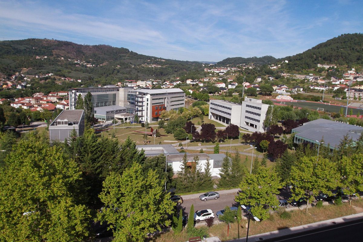Vista de la zona de expansión del campus de Ourense.