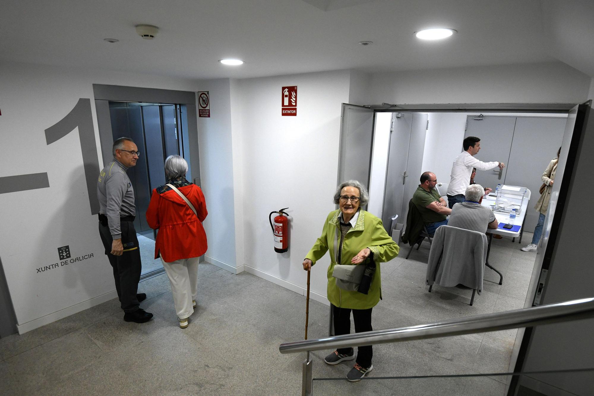 Las mejores imágenes de la jornada electoral en Pontevedra