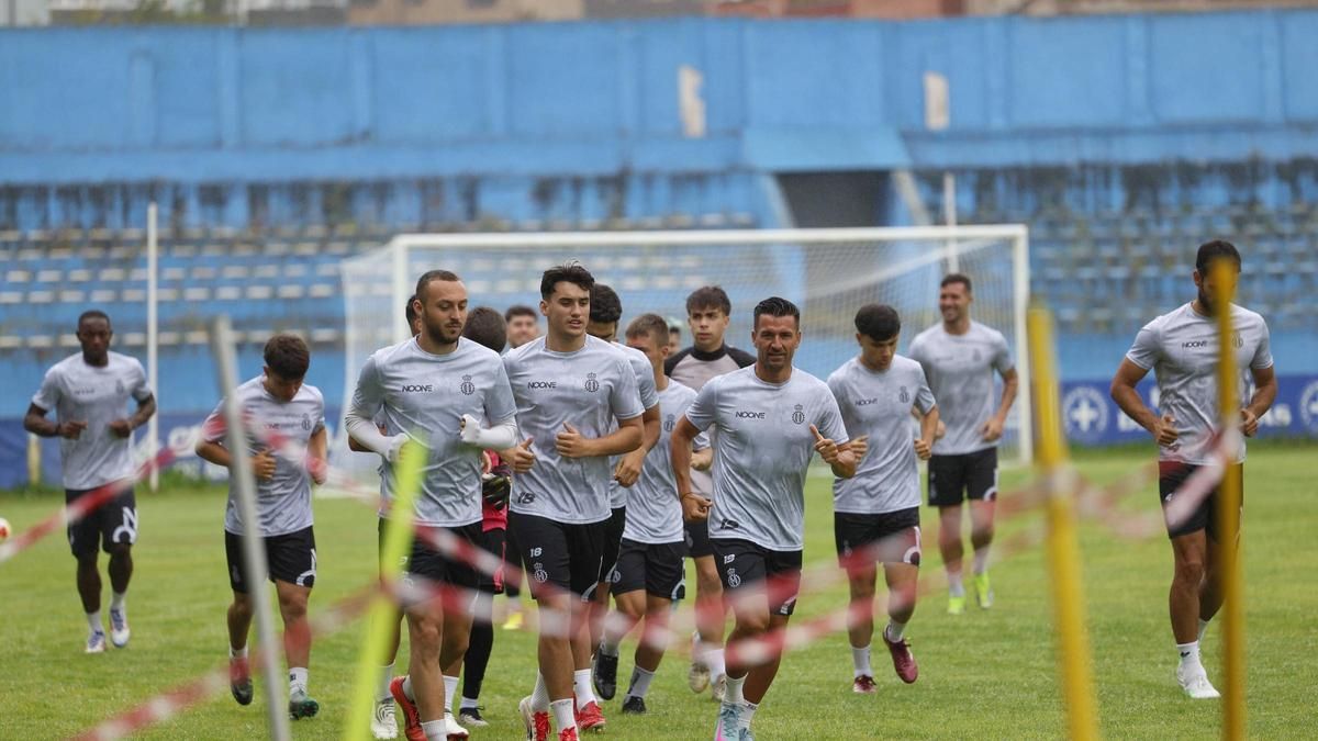 Entrenamiento del Avilés