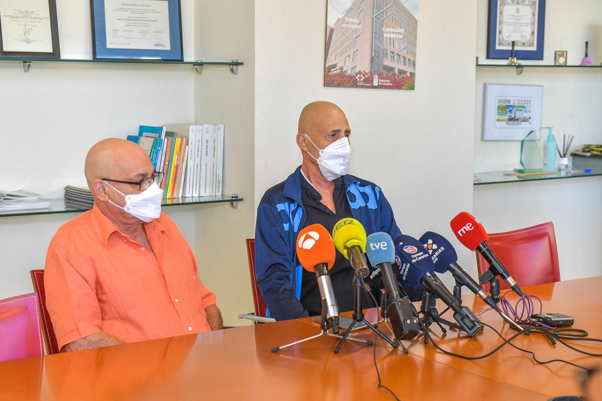 Pacientes trasplantados de pulmón en el Hospital Dr. Negrín