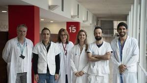 Fotografía facilitada por el Hospital Universitario de Bellvitge del equipo que ha realizado un estudio que ha demostrado que el nuevo fármaco atogepant reduce a la mitad los días de dolor en el 30 % de los pacientes con migraña refractaria, aportando una nueva alternativa para quienes han agotado todas las opciones preventivas anteriores