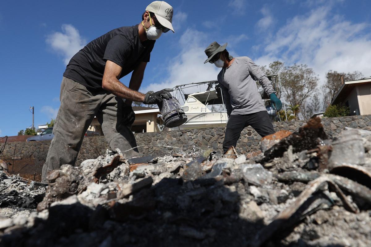 Hawái trata de recuperarse del infierno del fuego