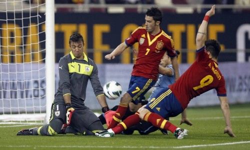 Partido amistoso entre España y Uruguay