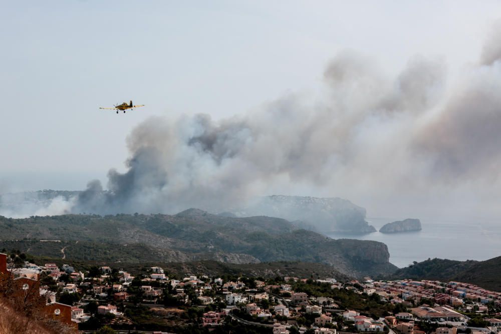 Incendio en Jávea