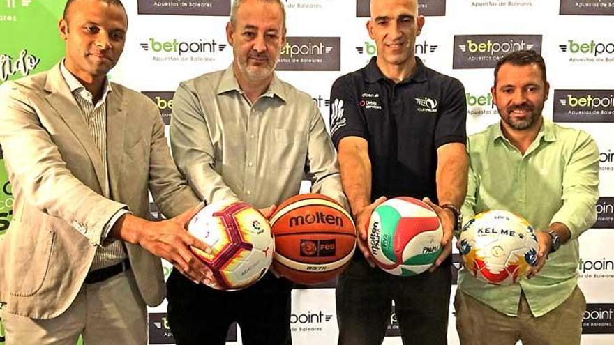 Molango (RCD), Boscana (Iberojet Palma), Dreyer (Urbia Palma) und Tirado (Palma Futsal) kooperieren.