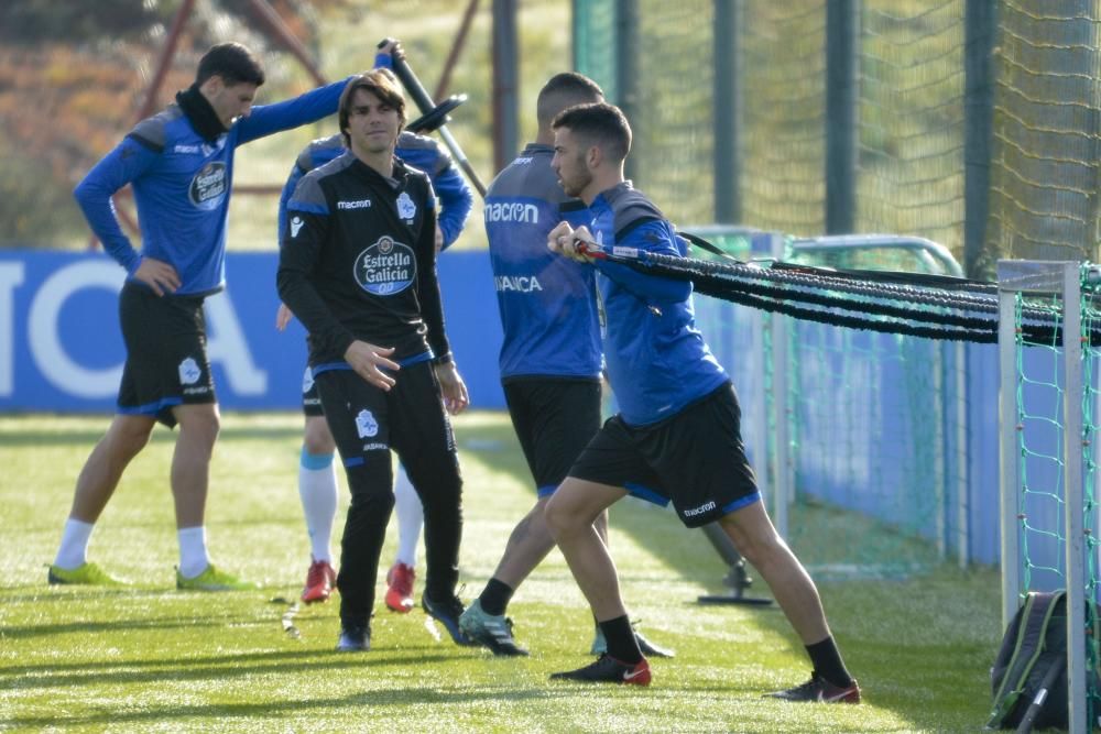 Recuperación en Abegondo tras la derrota en Málaga